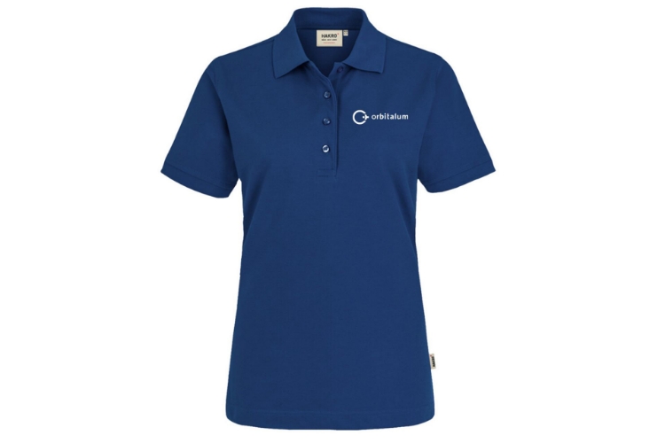 Picture of Women's polo shirt, ultramarine blue, regular fit 