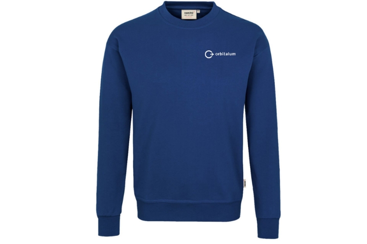 Picture of Men's sweatshirt, ultramarine blue, comfort fit
 